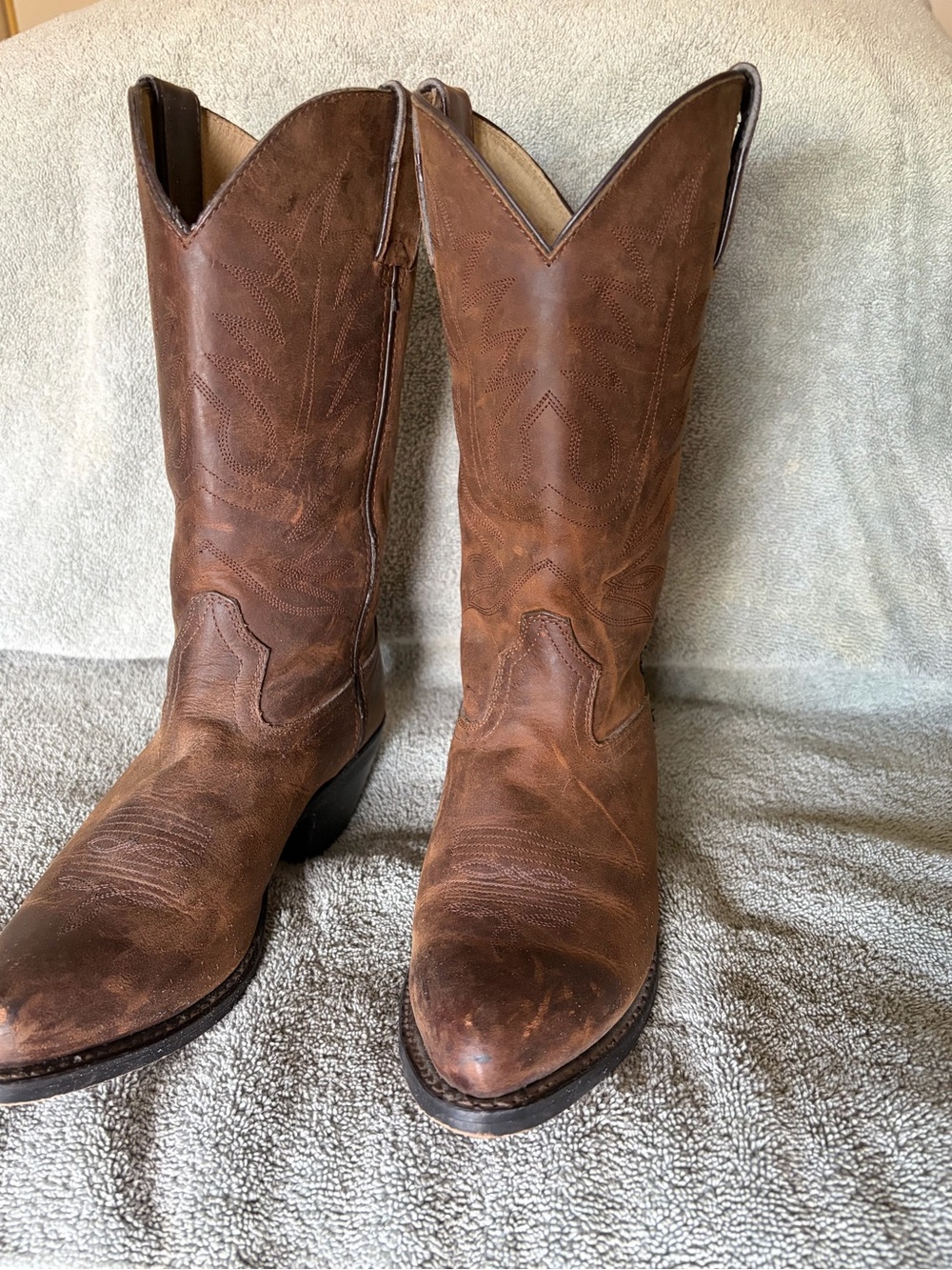 Durango Women’s Brown Leather Classic Western Cowboy Boots